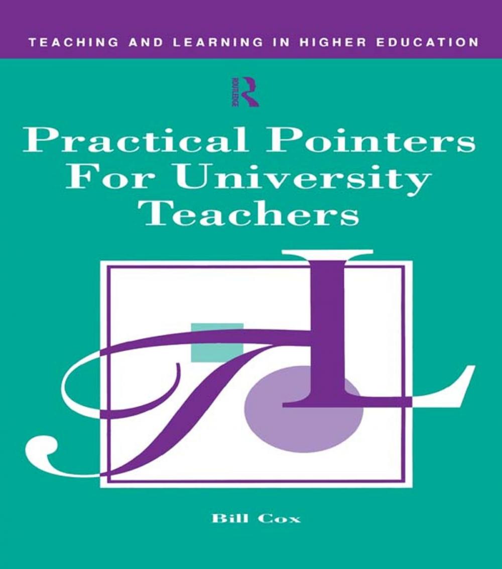 Big bigCover of Practical Pointers for University Teachers