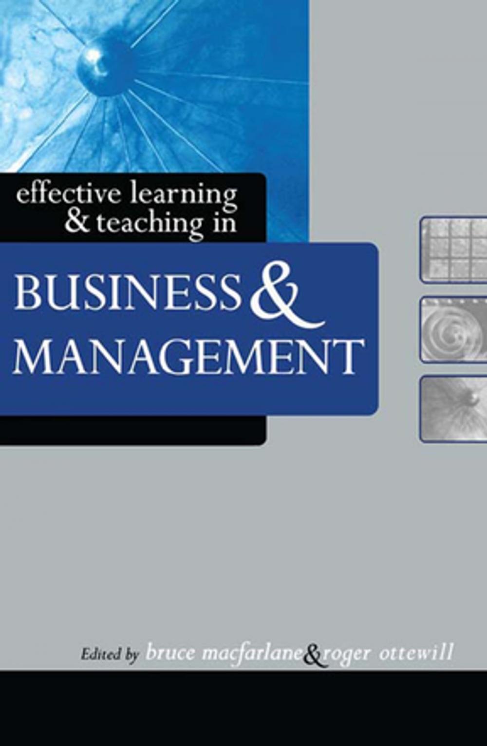 Big bigCover of Effective Learning and Teaching in Business and Management