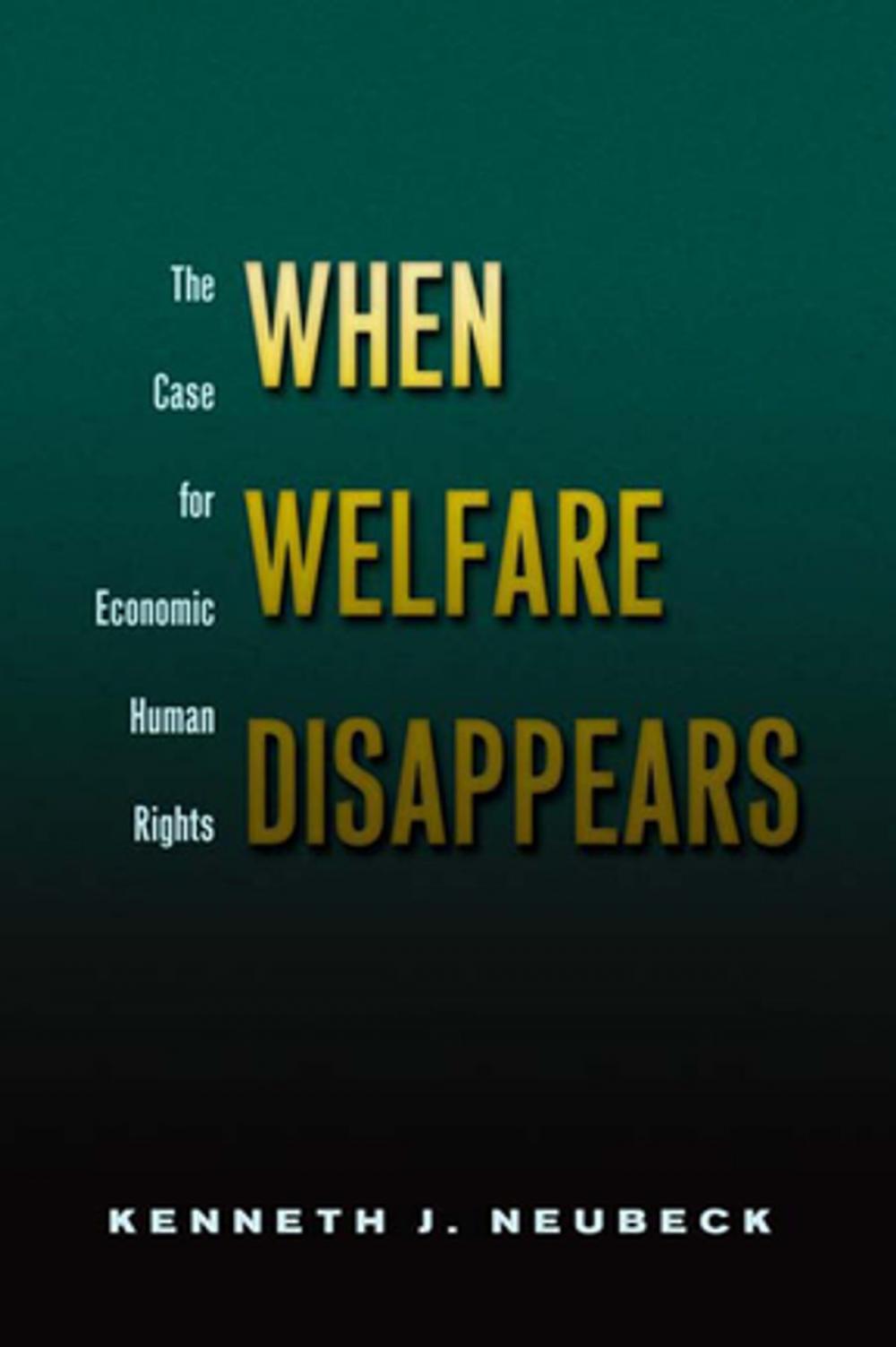 Big bigCover of When Welfare Disappears