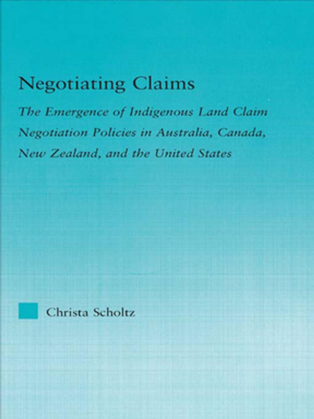 Big bigCover of Negotiating Claims