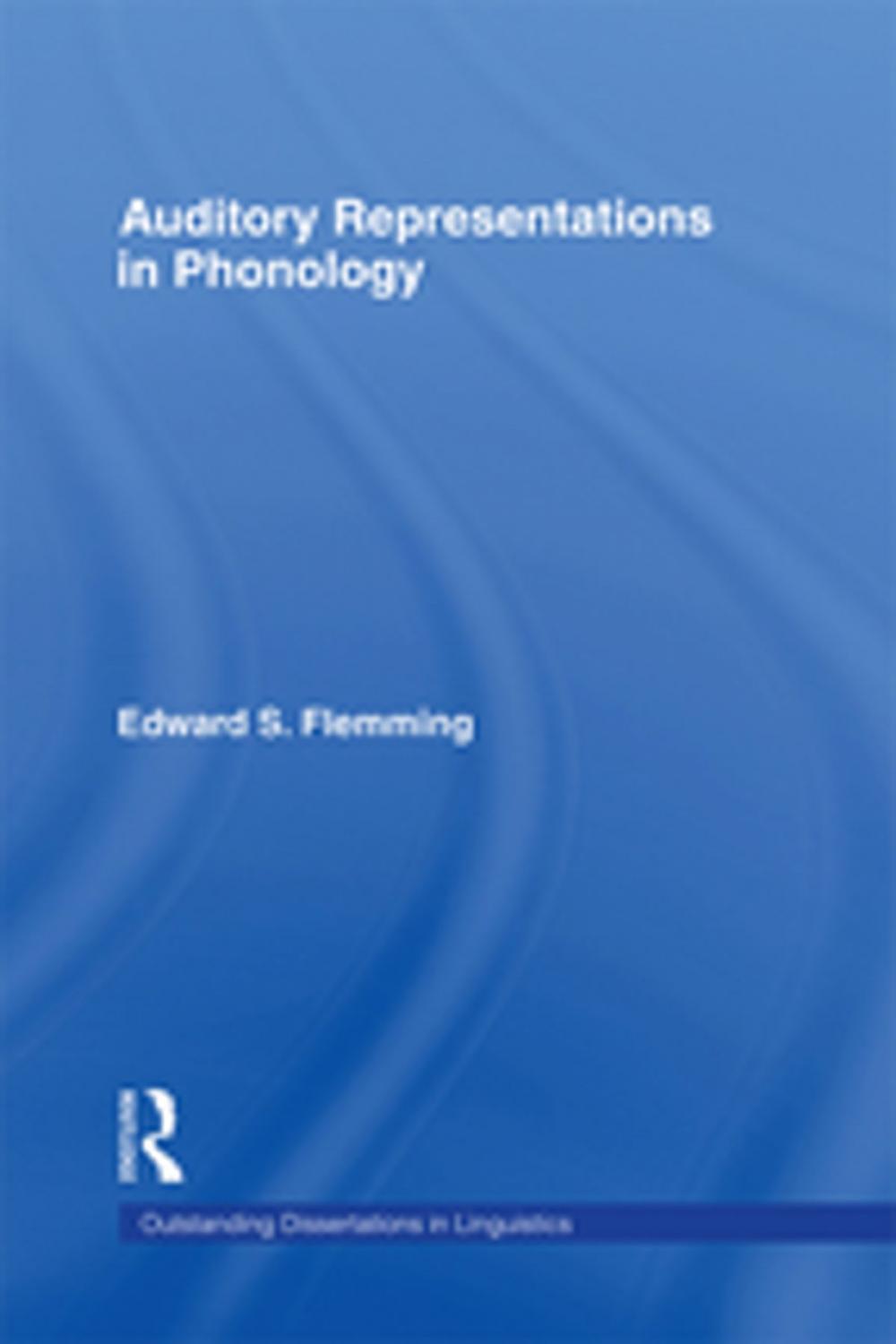 Big bigCover of Auditory Representations in Phonology