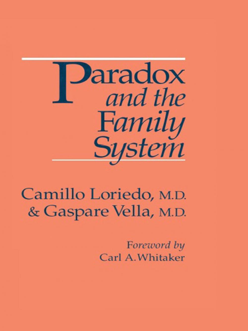 Big bigCover of Paradox And The Family System