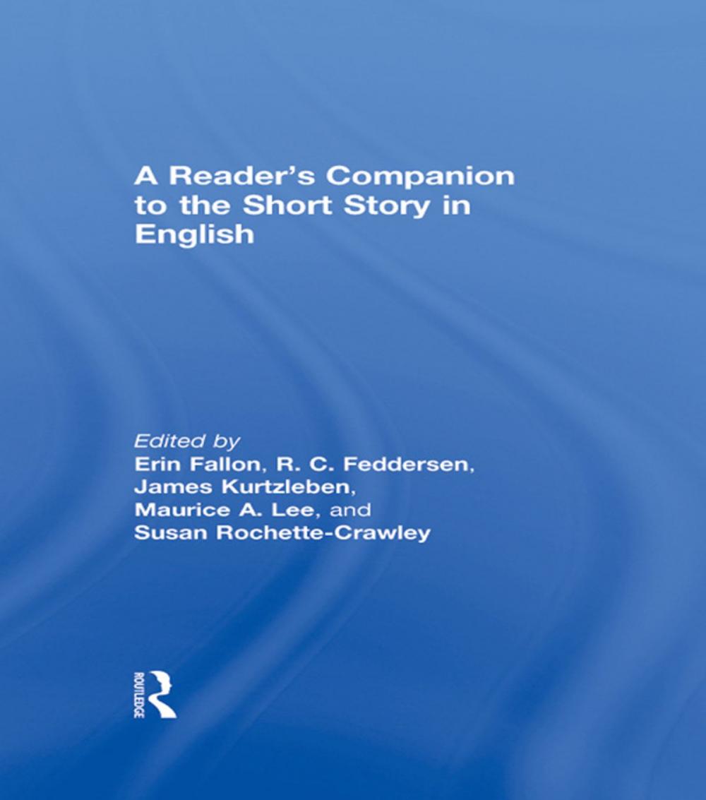 Big bigCover of A Reader's Companion to the Short Story in English