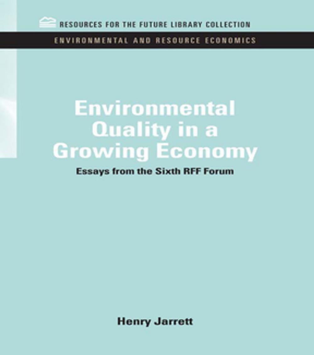 Big bigCover of Environmental Quality in a Growing Economy