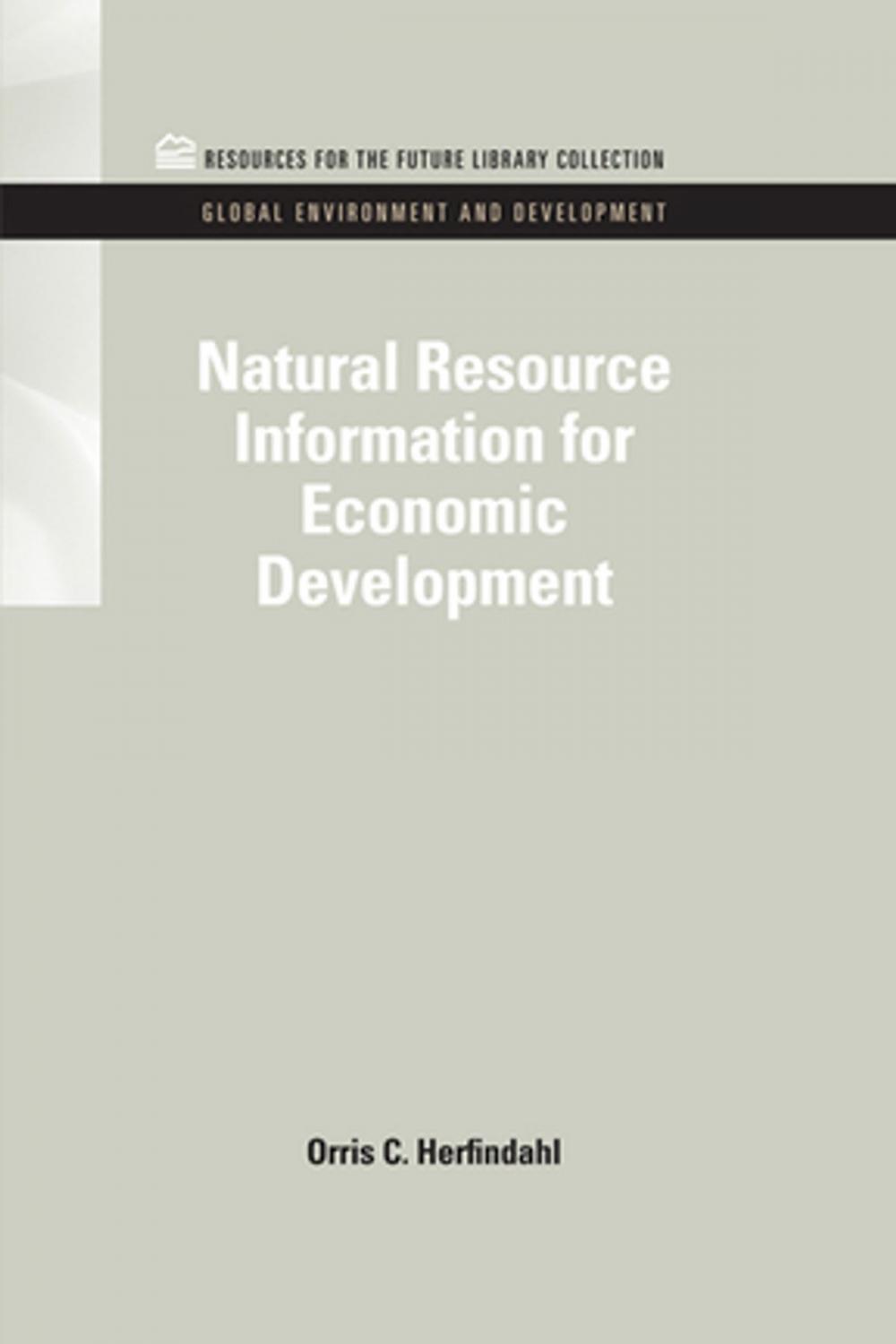 Big bigCover of Natural Resource Information for Economic Development