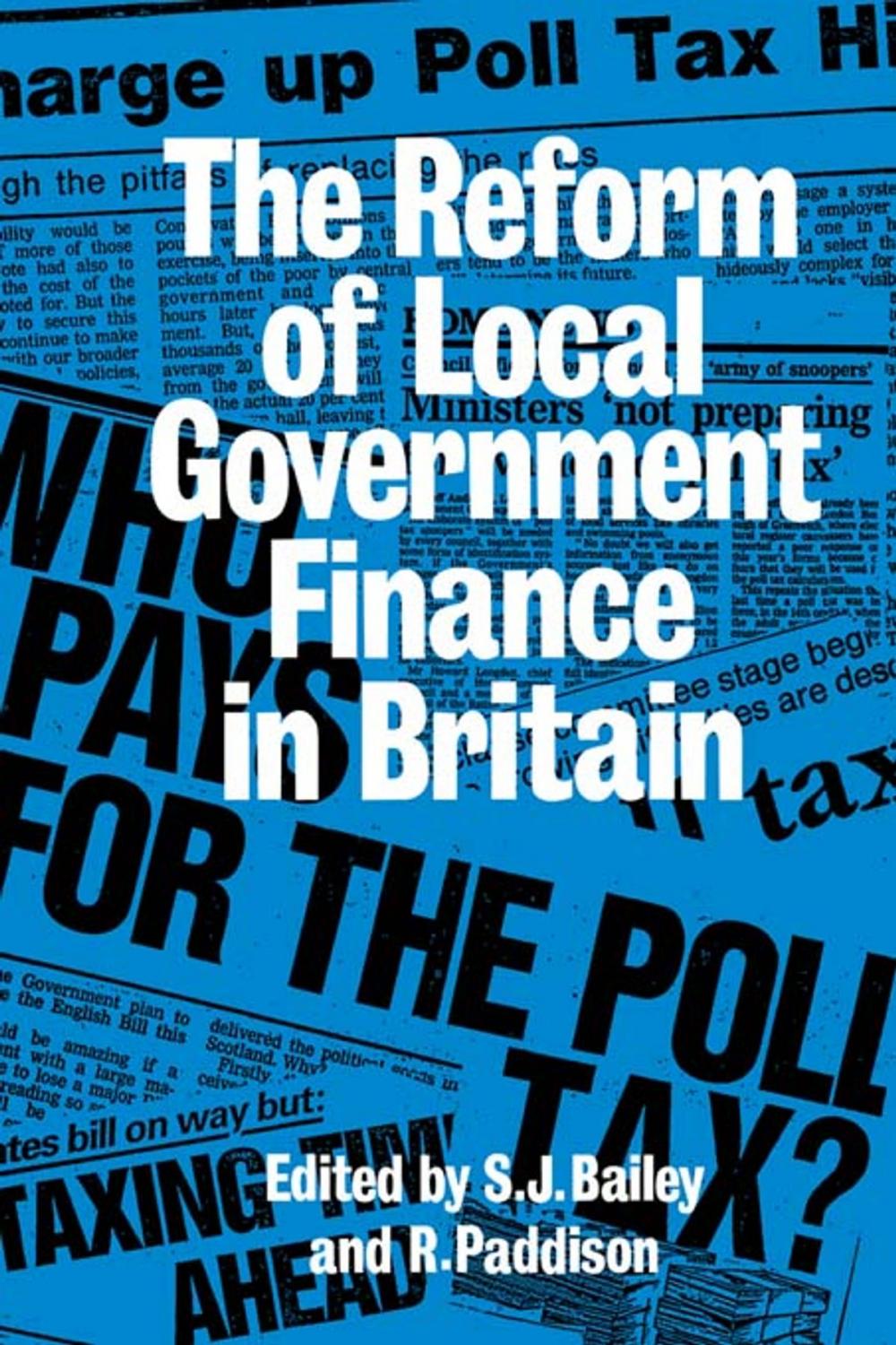 Big bigCover of Reform Of Local Govt Finance