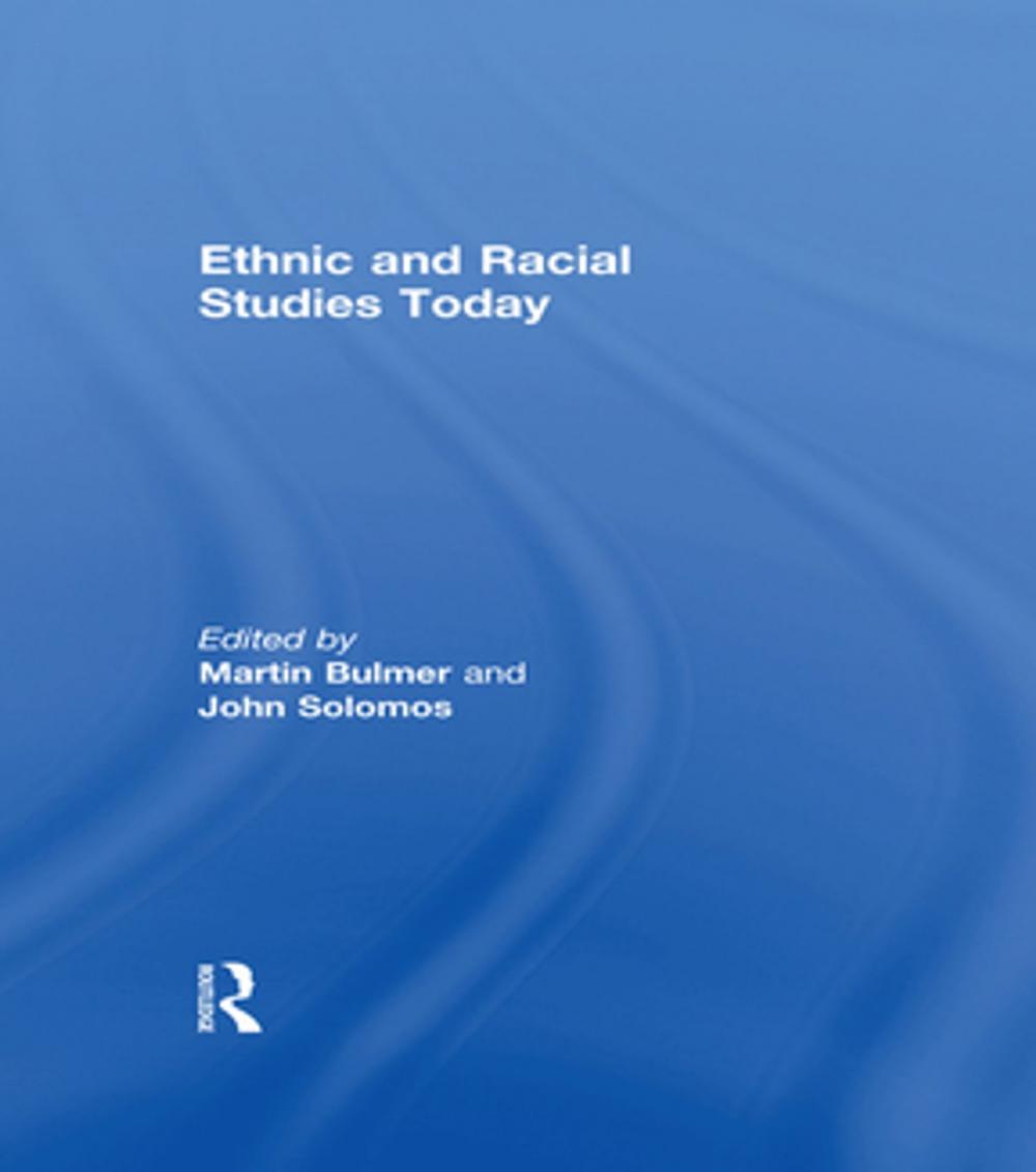 Big bigCover of Ethnic and Racial Studies Today