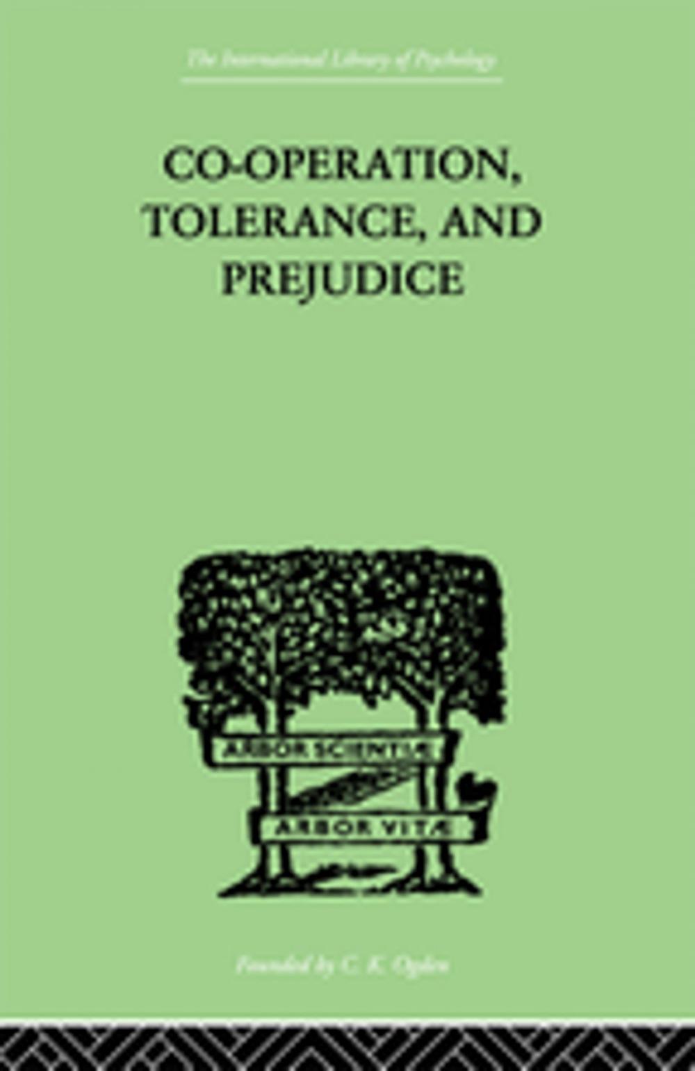 Big bigCover of Co-Operation, Tolerance, And Prejudice