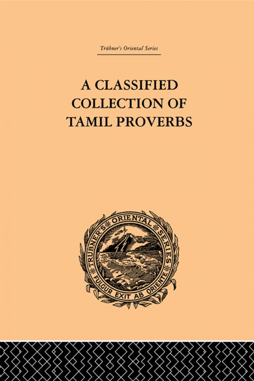 Big bigCover of A Classical Collection of Tamil Proverbs