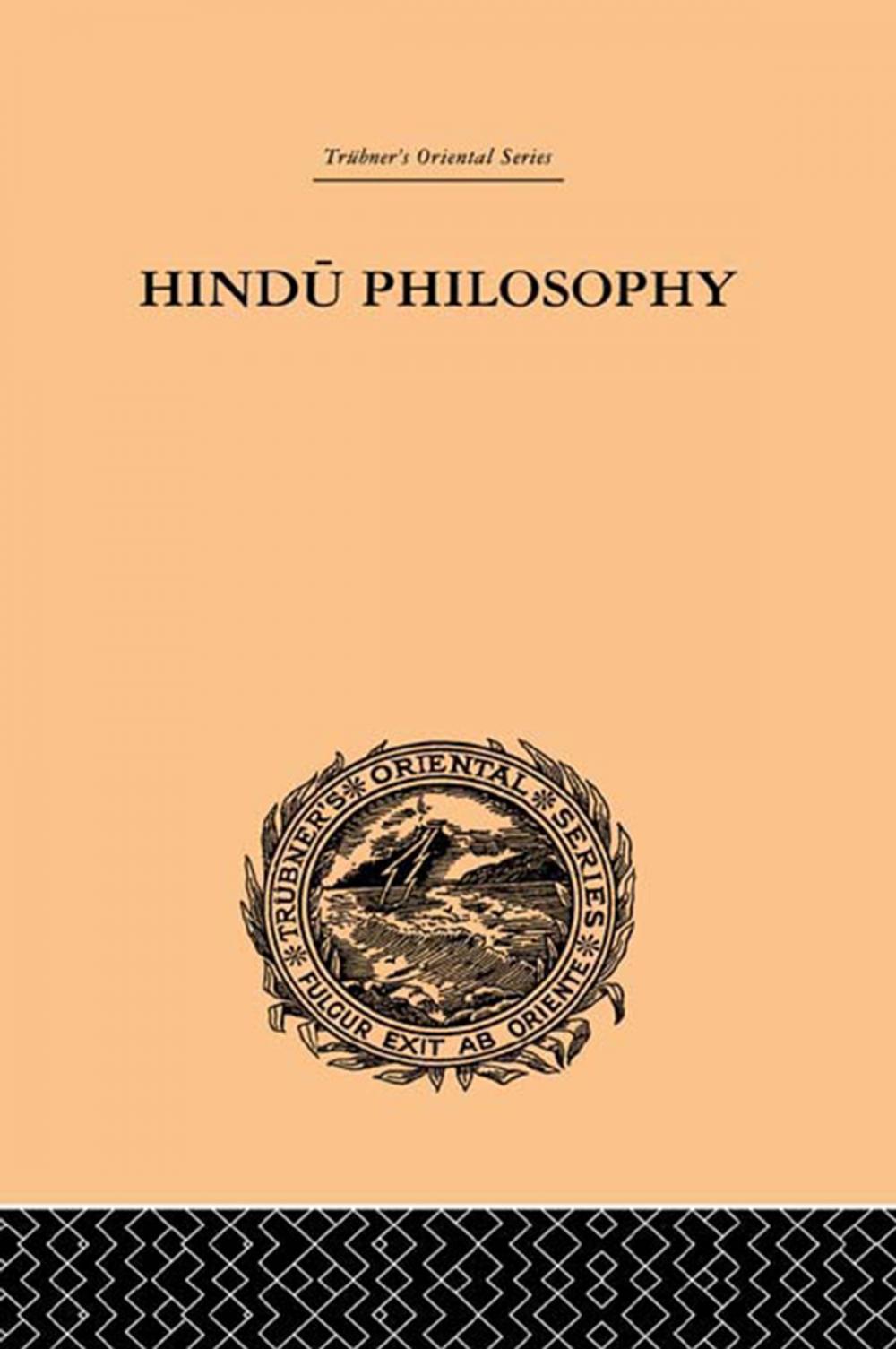 Big bigCover of Hindu Philosophy