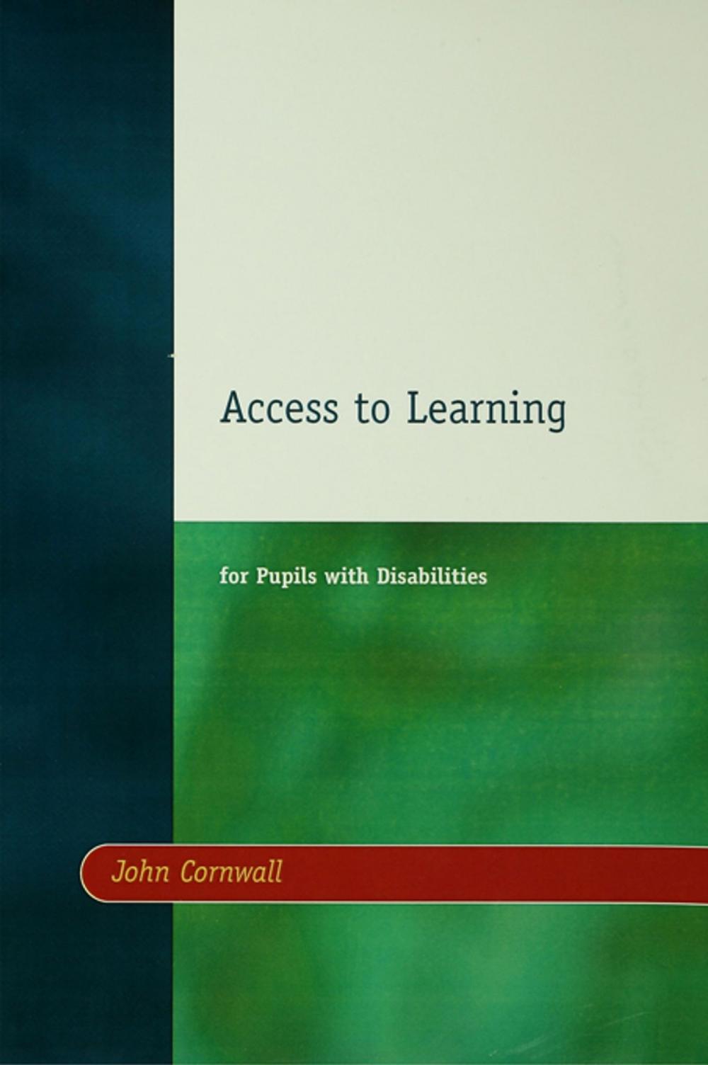 Big bigCover of Access to Learning for Pupils with Disabilities