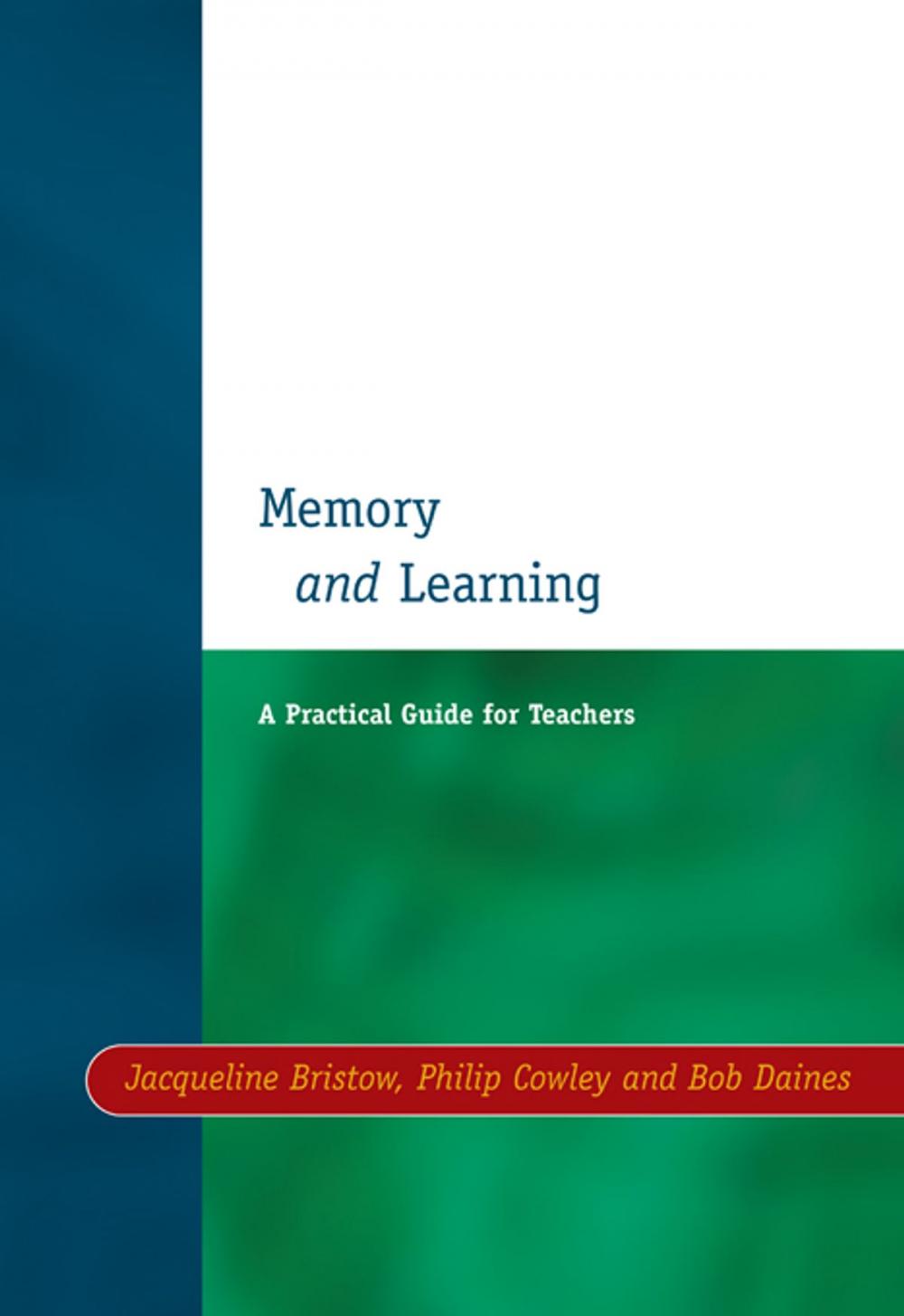 Big bigCover of Memory and Learning