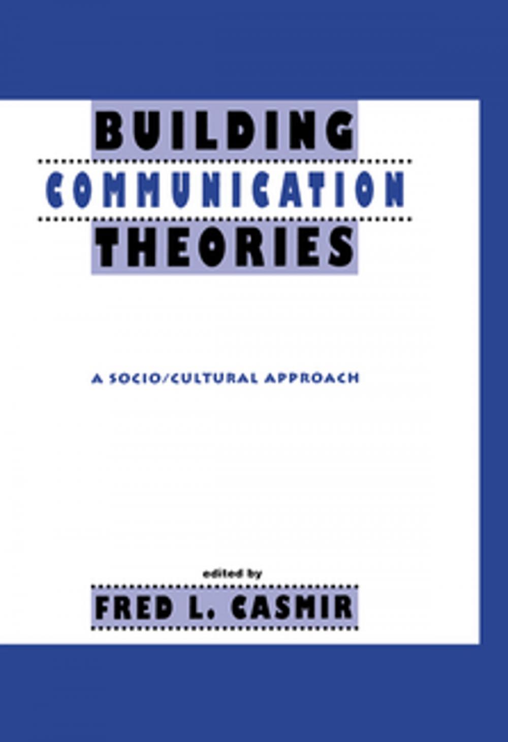 Big bigCover of Building Communication Theories