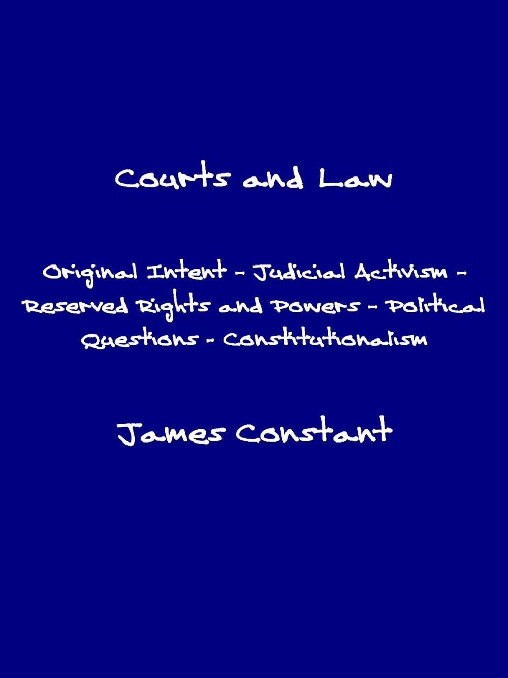 Big bigCover of Courts and Law