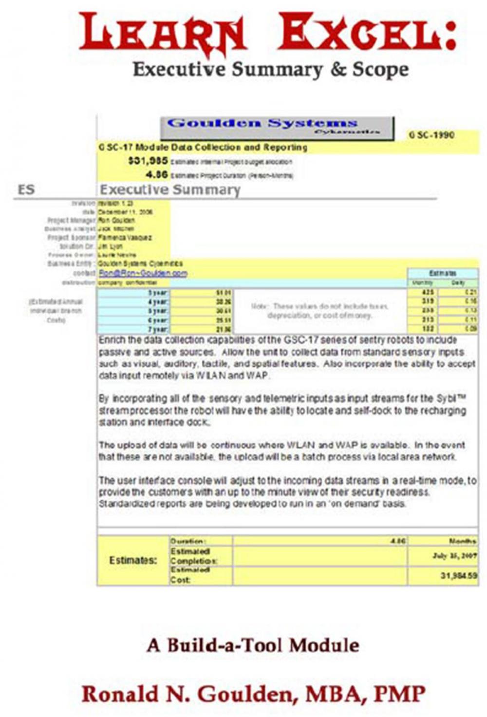 Big bigCover of Learn Excel: Executive Summary & Scope