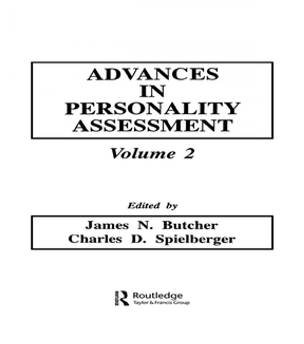 Big bigCover of Advances in Personality Assessment