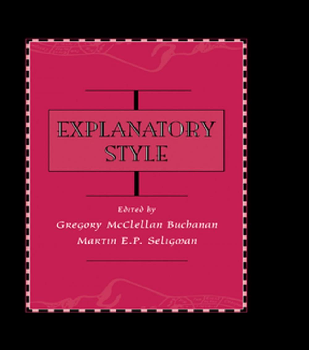 Big bigCover of Explanatory Style