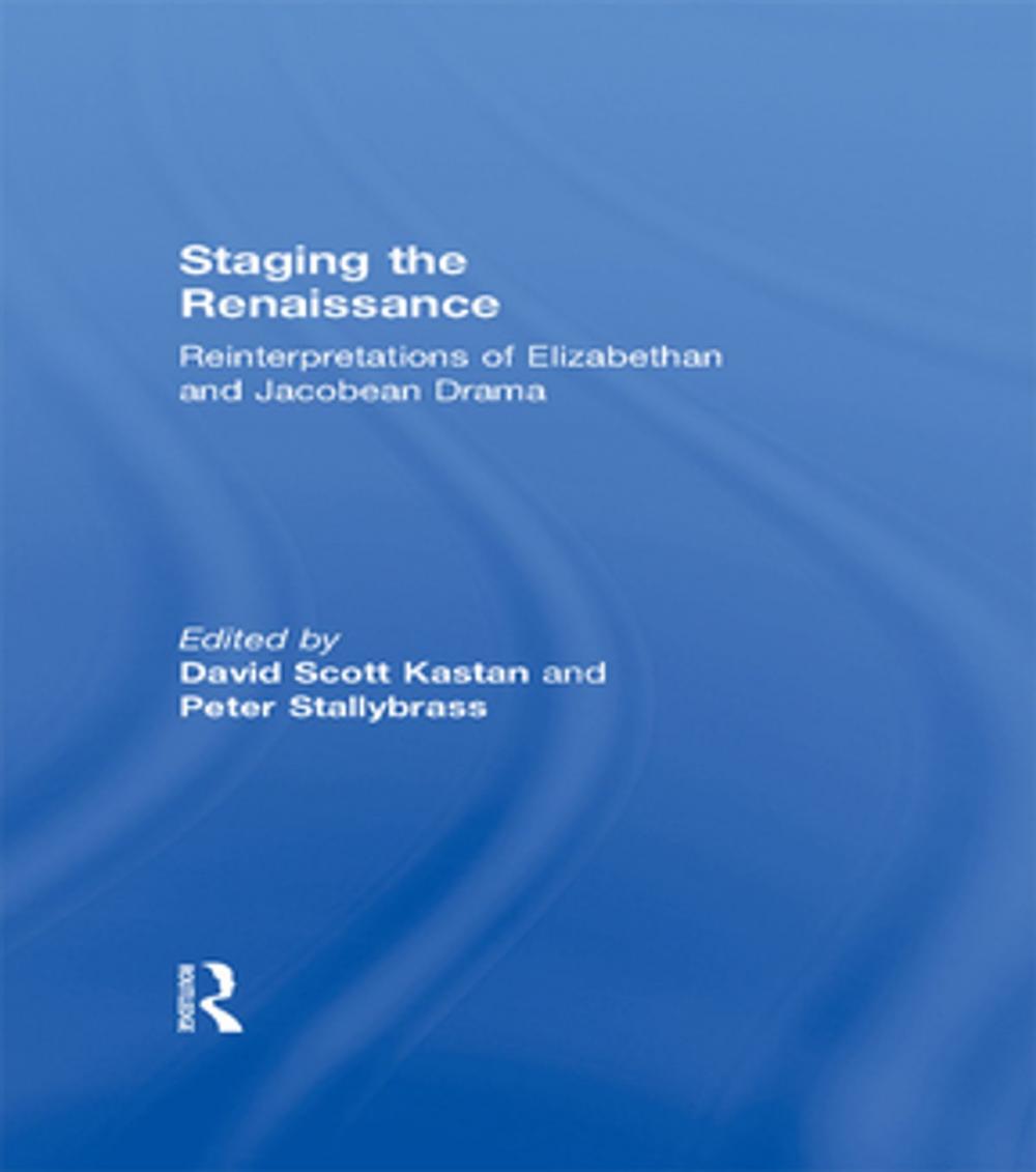 Big bigCover of Staging The Renaissance