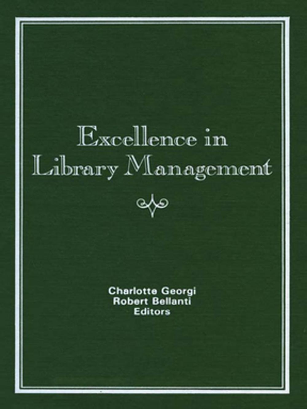 Big bigCover of Excellence in Library Management