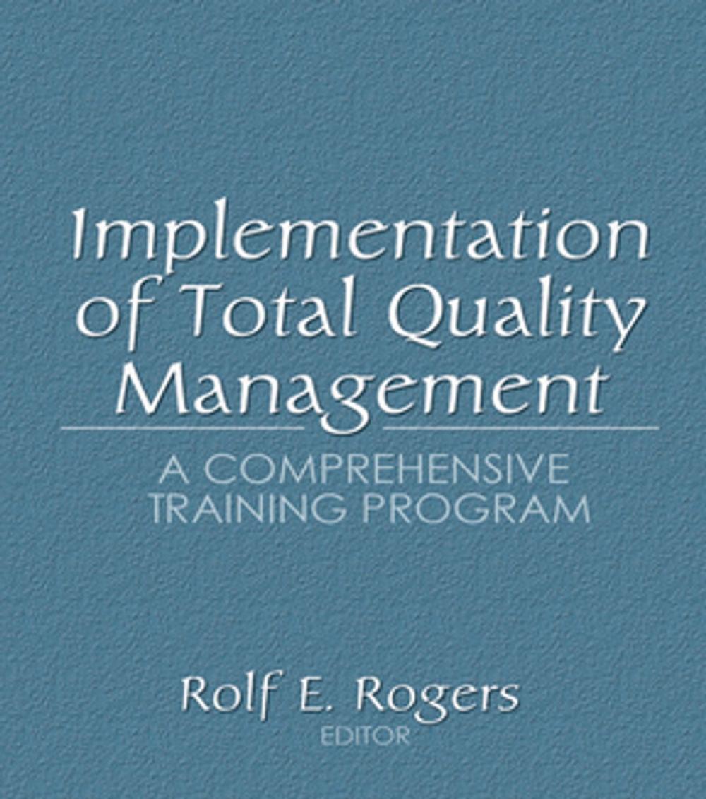 Big bigCover of Implementation of Total Quality Management