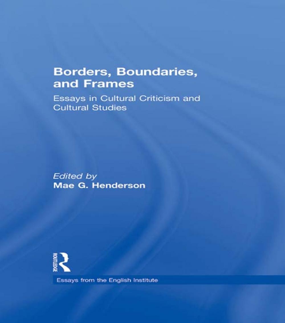 Big bigCover of Borders, Boundaries, and Frames