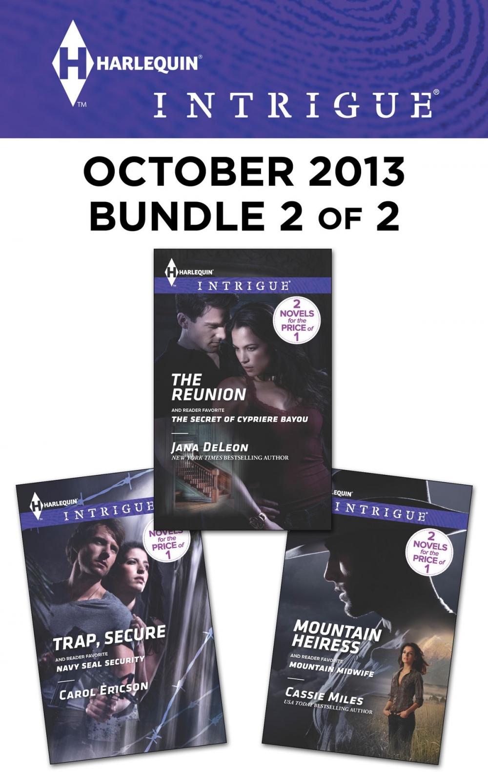 Big bigCover of Harlequin Intrigue October 2013 - Bundle 2 of 2