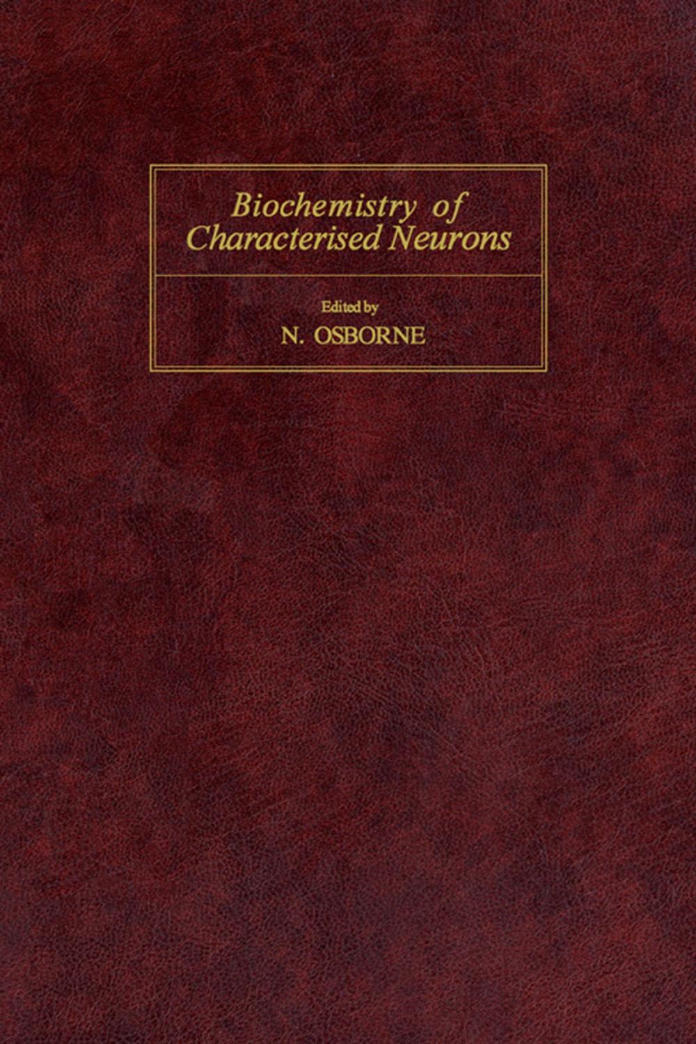 Big bigCover of Biochemistry of Characterised Neurons