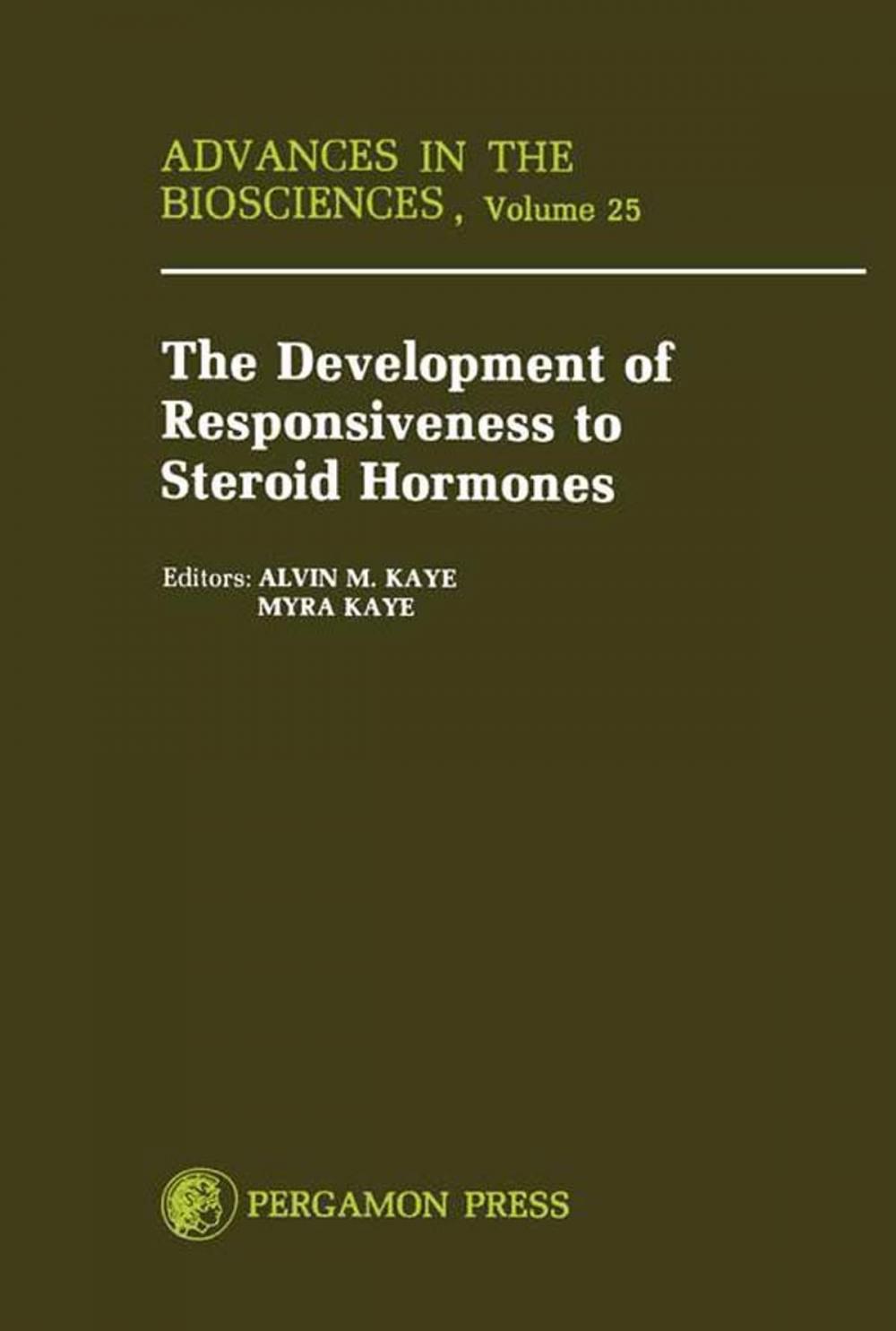 Big bigCover of Development of Responsiveness to Steroid Hormones