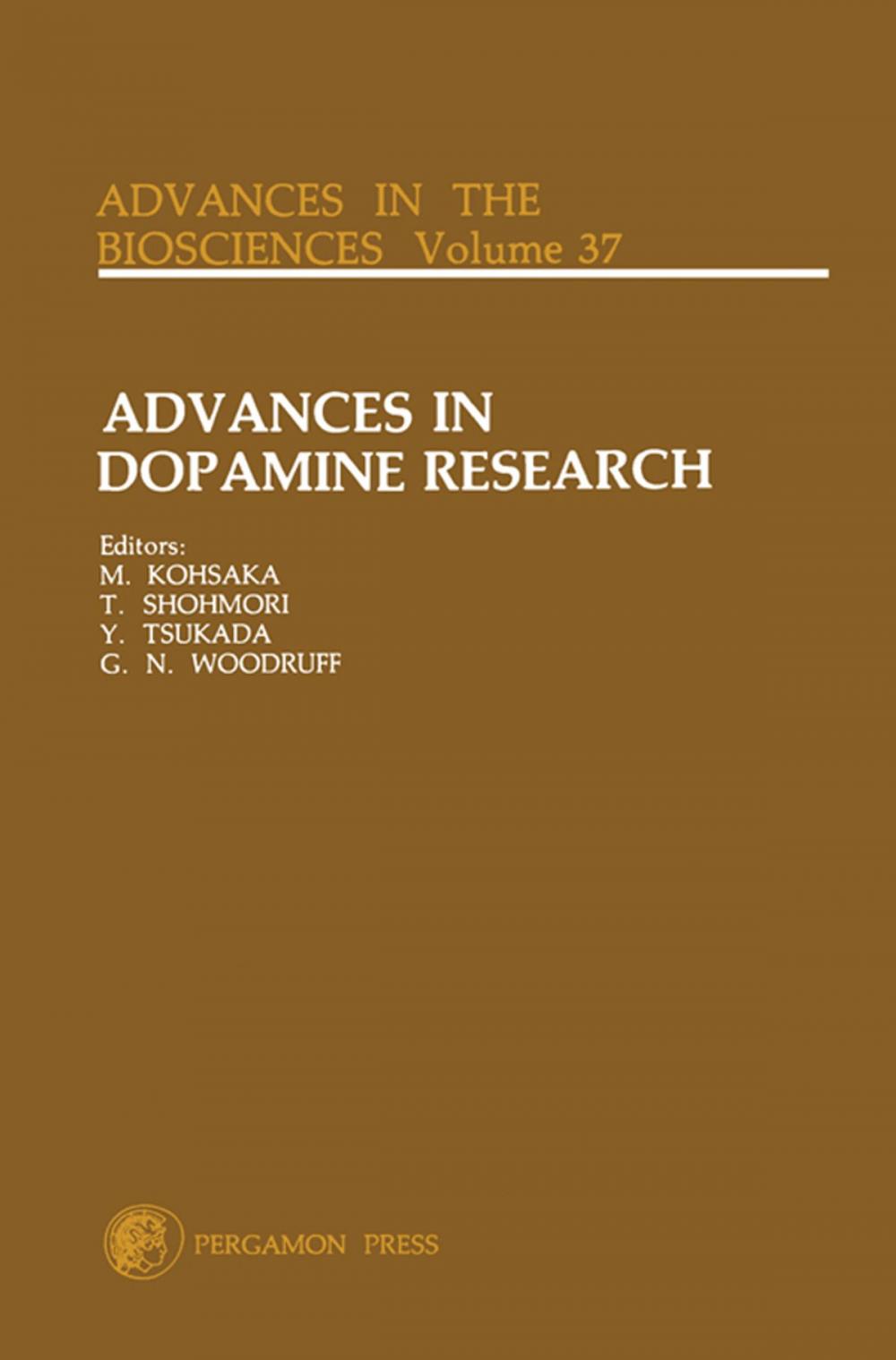 Big bigCover of Advances in Dopamine Research