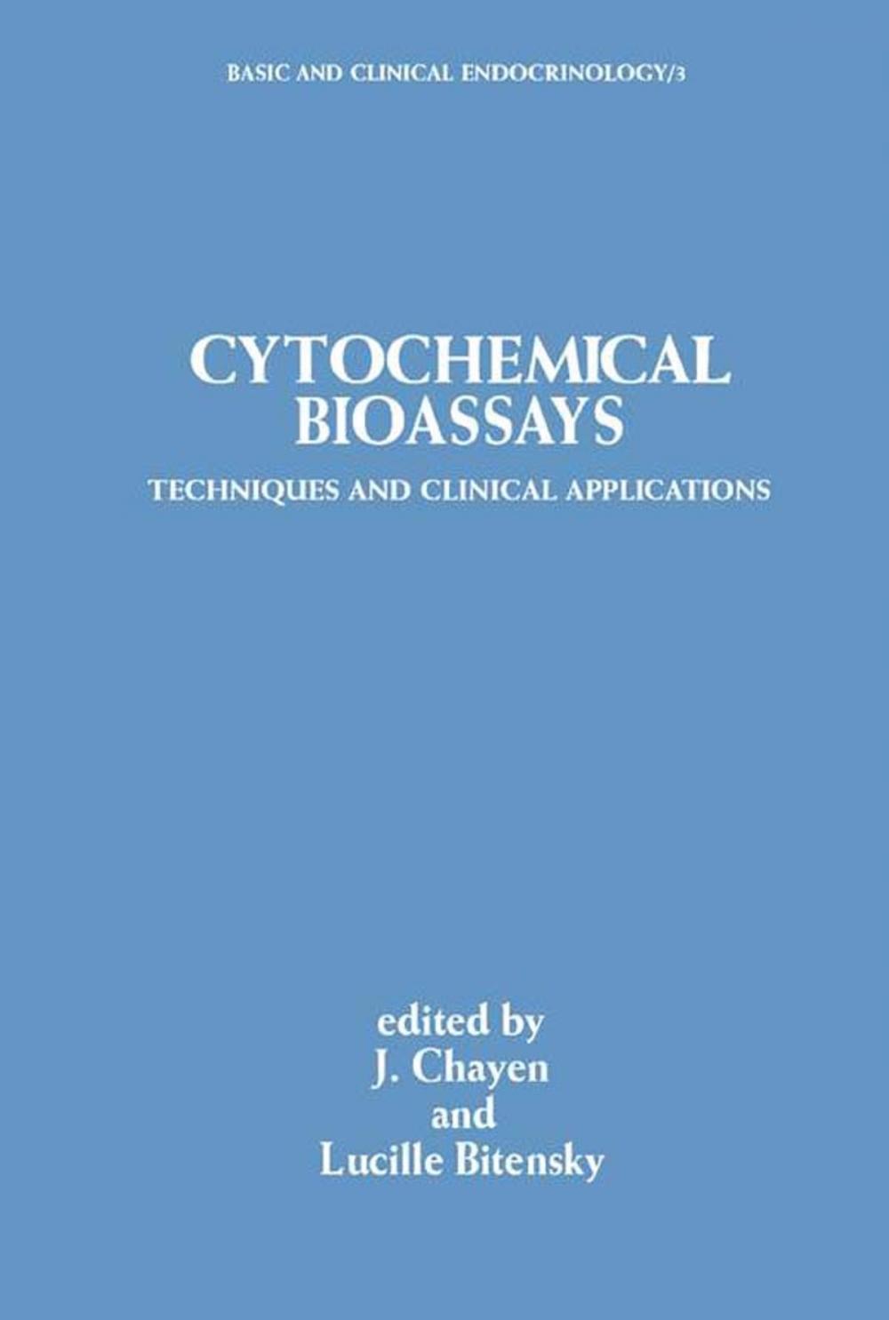 Big bigCover of Cytochemical Bioassays