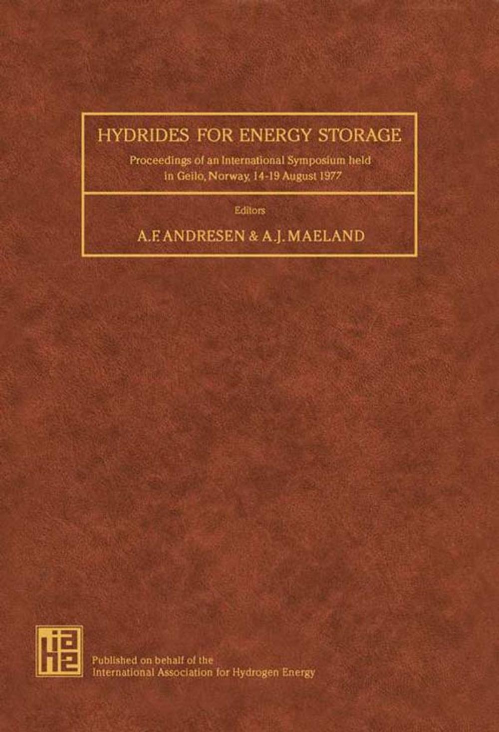 Big bigCover of Hydrides for Energy Storage