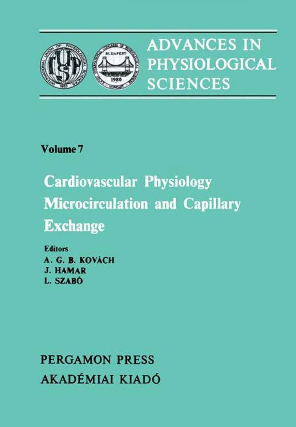 Big bigCover of Cardiovascular Physiology: Microcirculation and Capillary Exchange