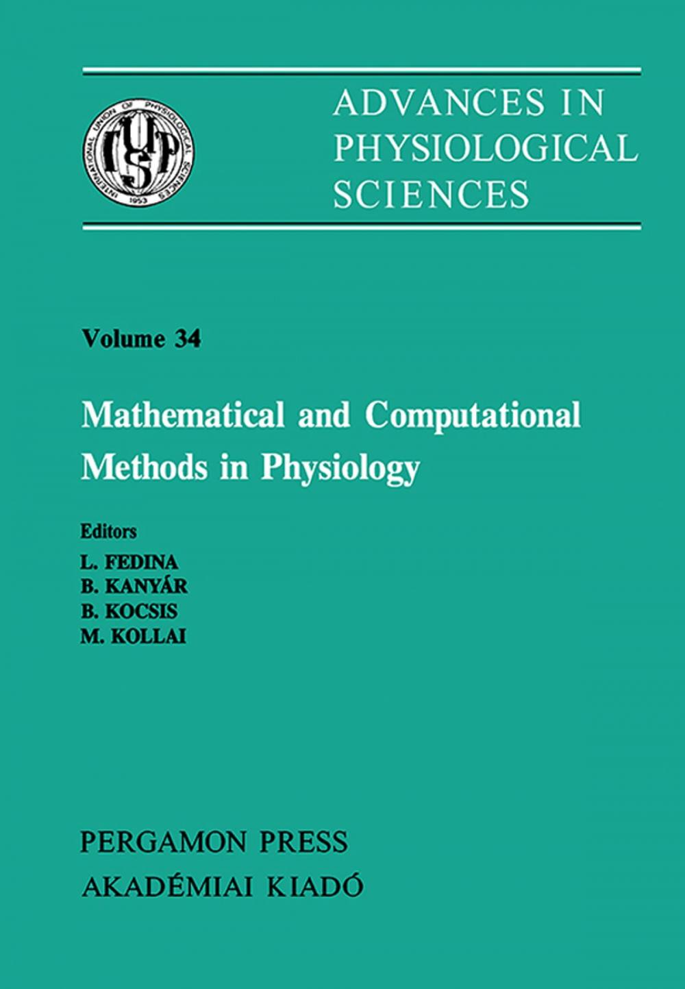 Big bigCover of Mathematical and Computational Methods in Physiology