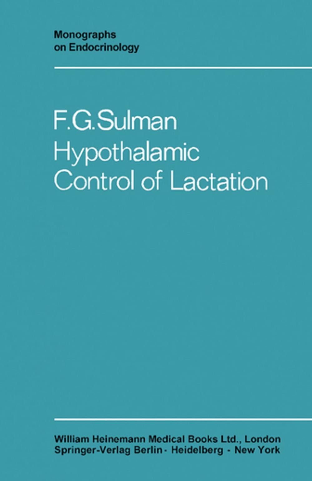 Big bigCover of Hypothalamic Control of Lactation