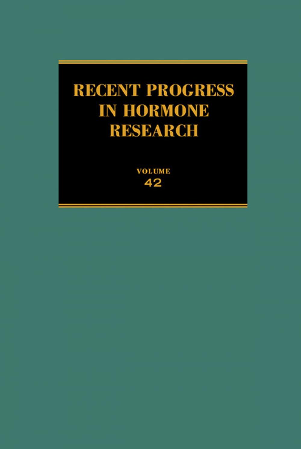 Big bigCover of Recent Progress in Hormone Research