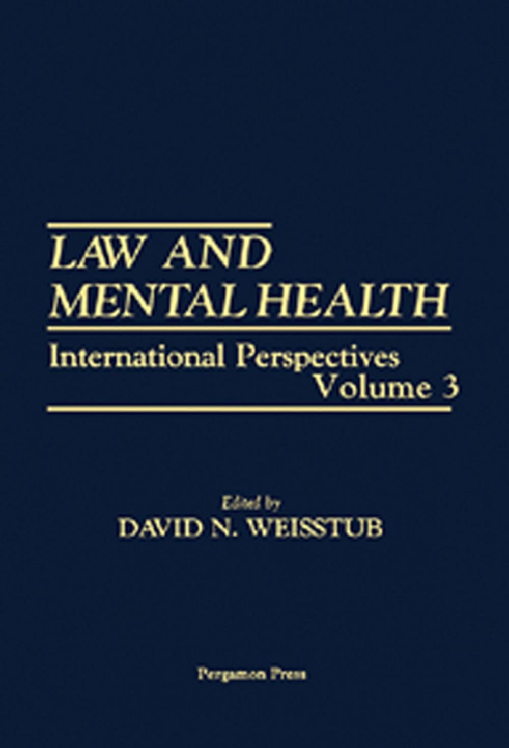 Big bigCover of Law and Mental Health