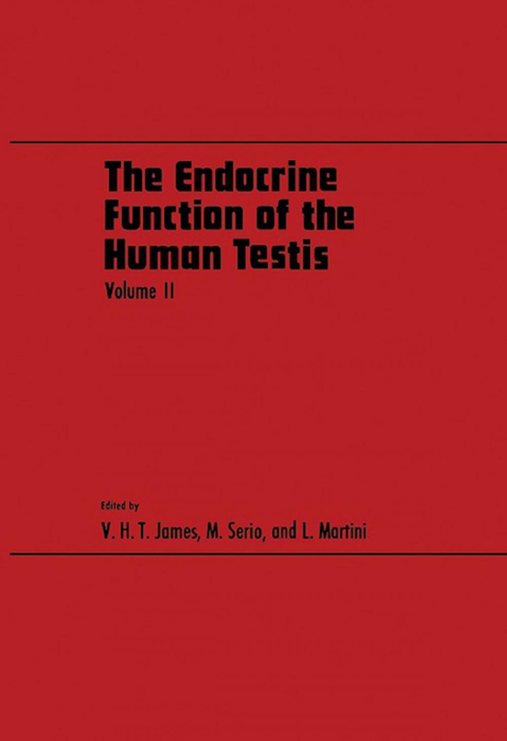 Big bigCover of The Endocrine Function of the Human Testis