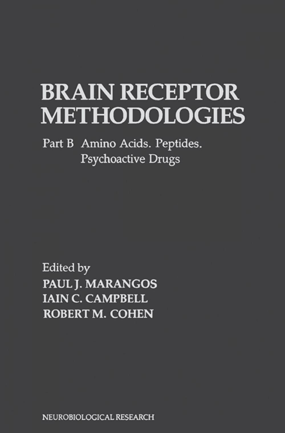 Big bigCover of Brain Receptor Methodologies