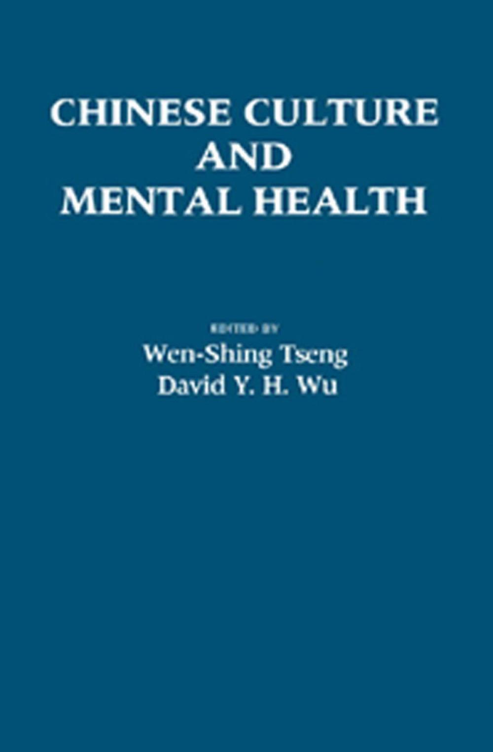 Big bigCover of Chinese Culture and Mental Health