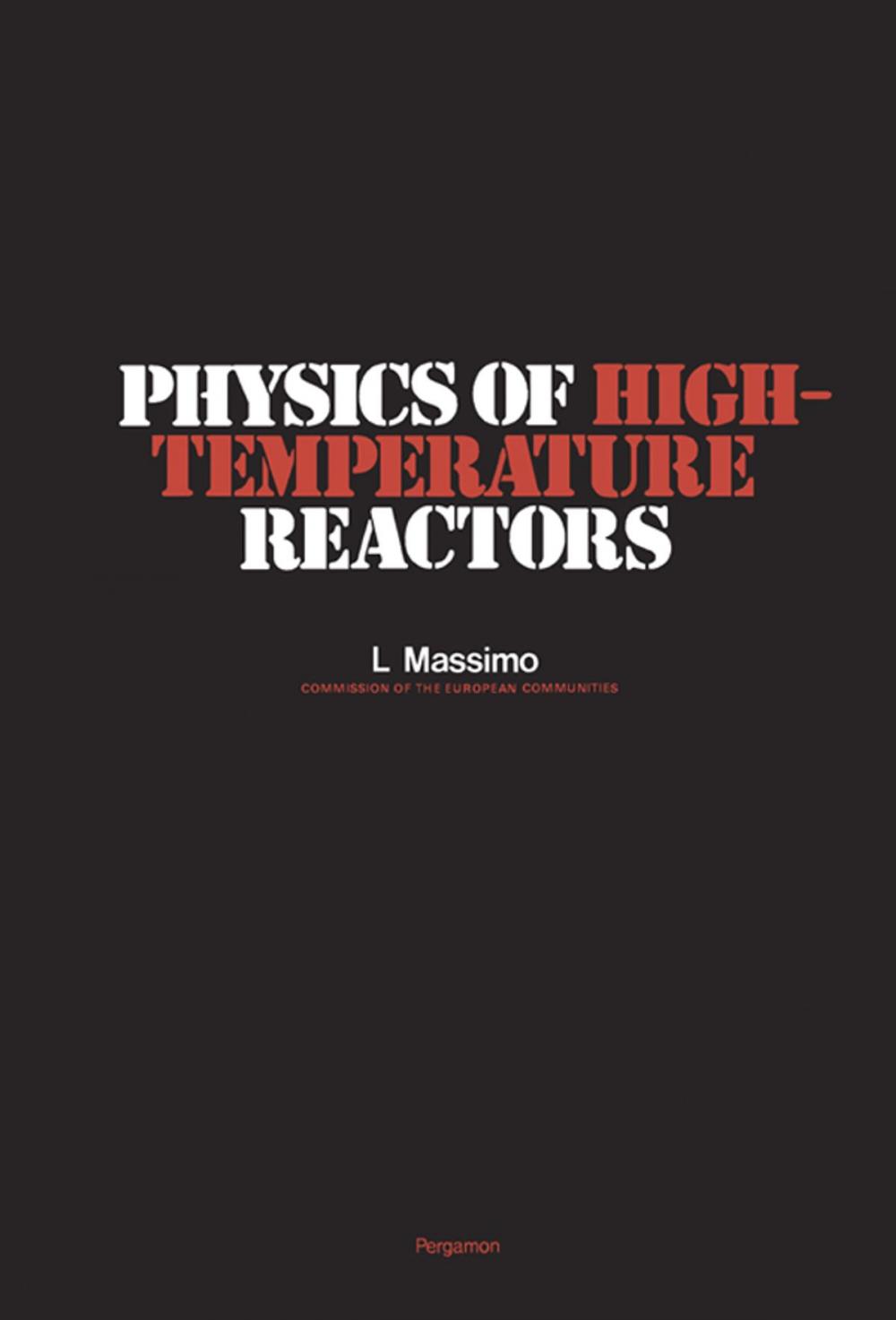 Big bigCover of Physics of High-Temperature Reactors