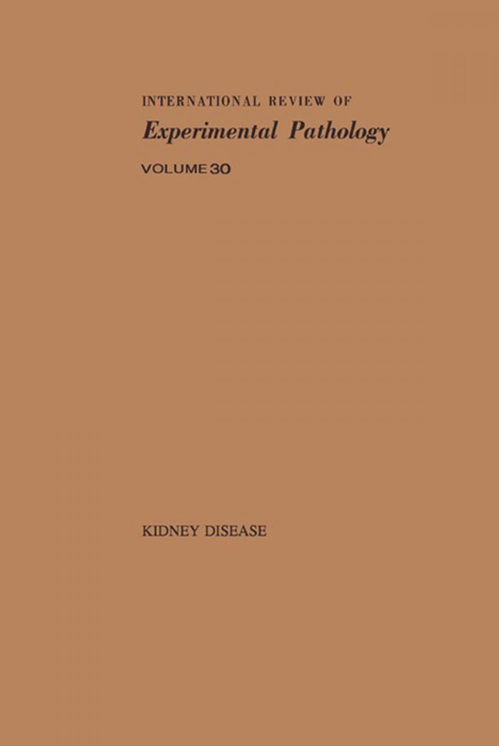 Big bigCover of International Review of Experimental Pathology