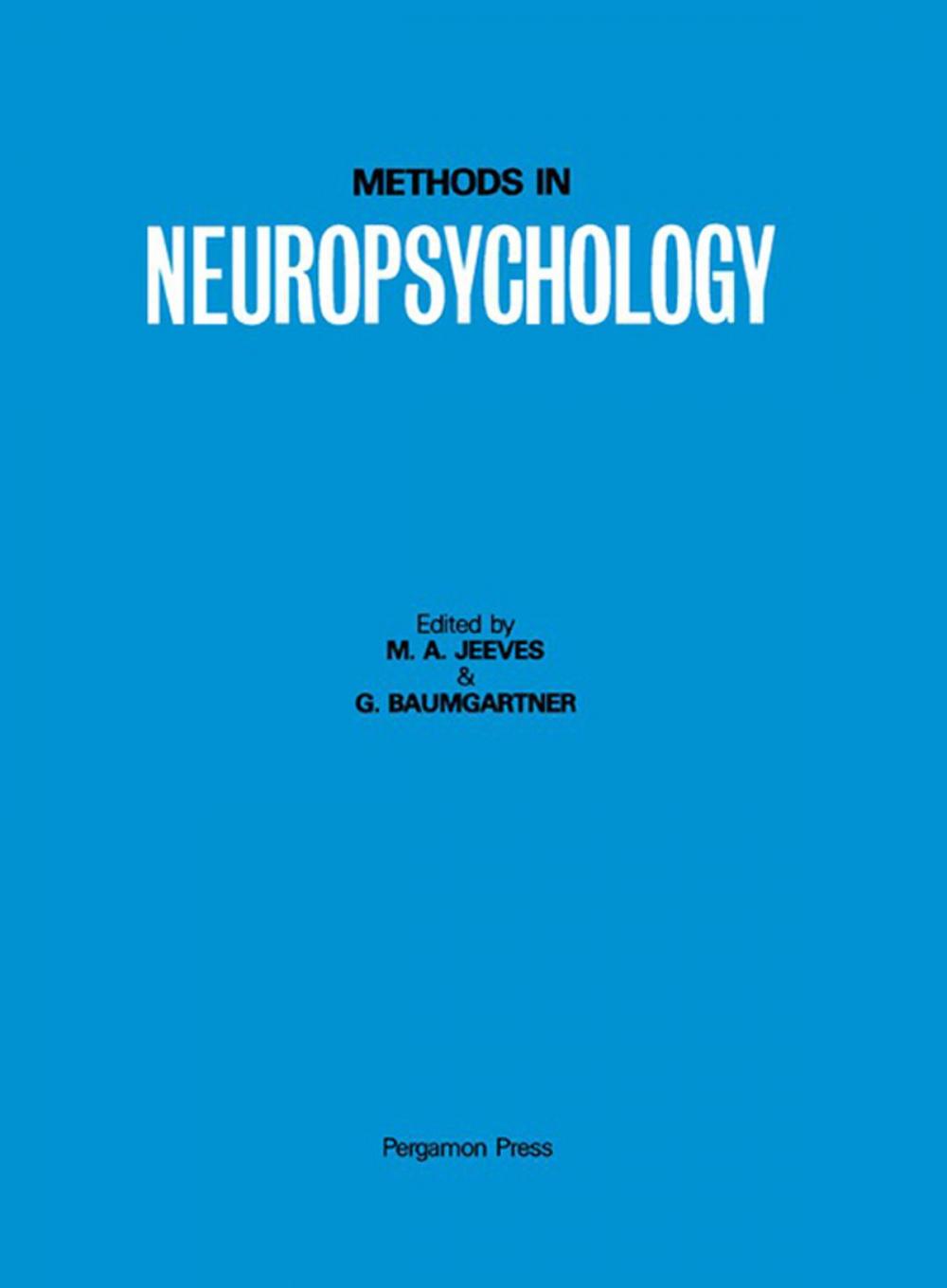 Big bigCover of Methods in Neuropsychology