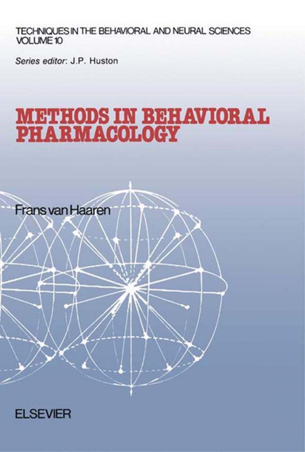 Big bigCover of Methods in Behavioral Pharmacology