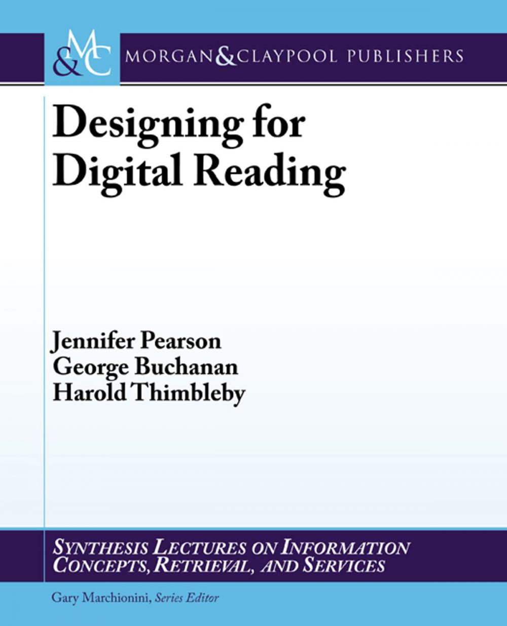 Big bigCover of Designing for Digital Reading