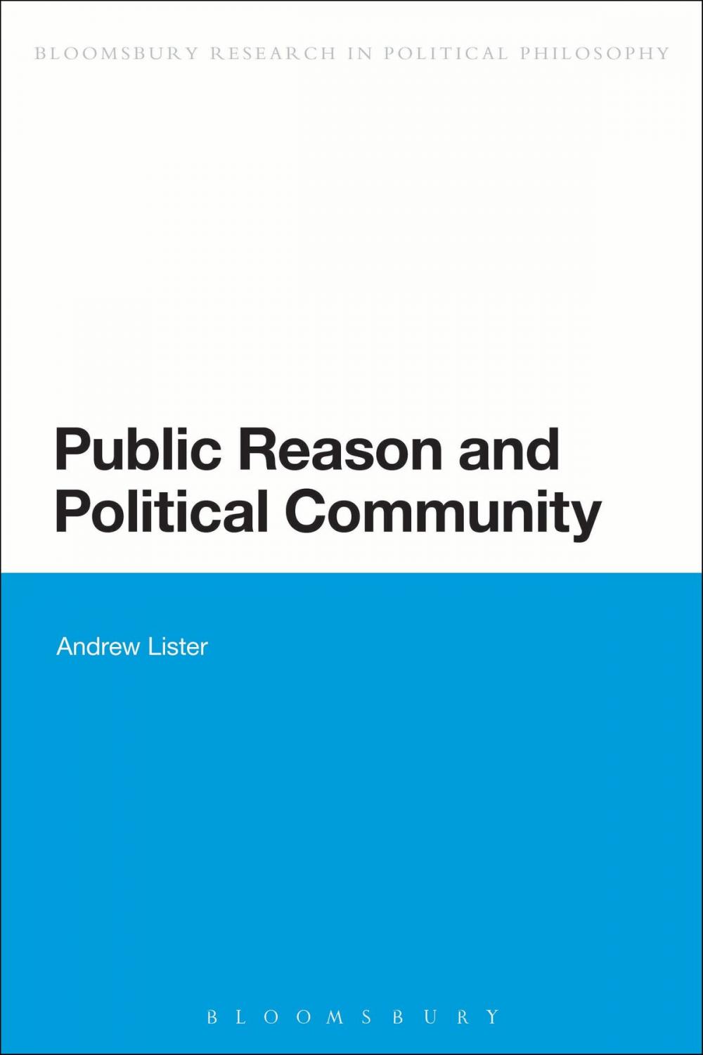 Big bigCover of Public Reason and Political Community