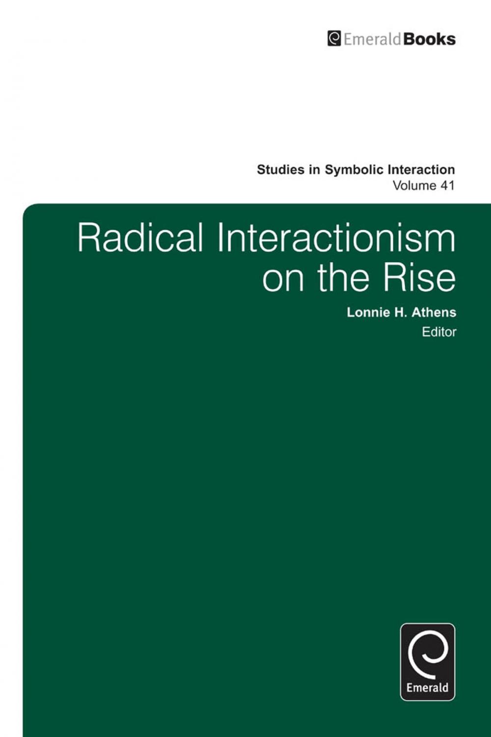 Big bigCover of Radical Interactionism on the Rise