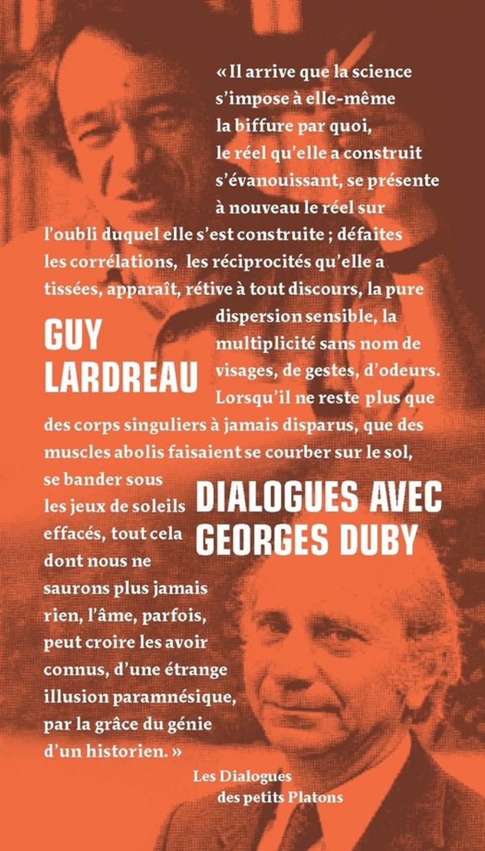 Big bigCover of Dialogues avec Georges Duby