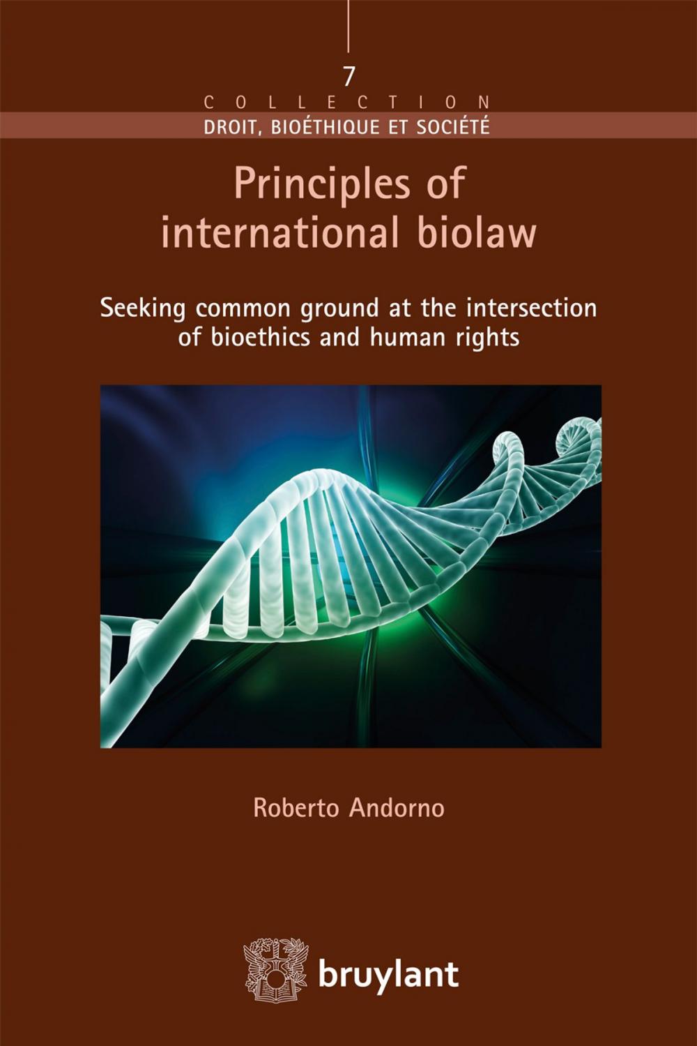 Big bigCover of Principles of international biolaw