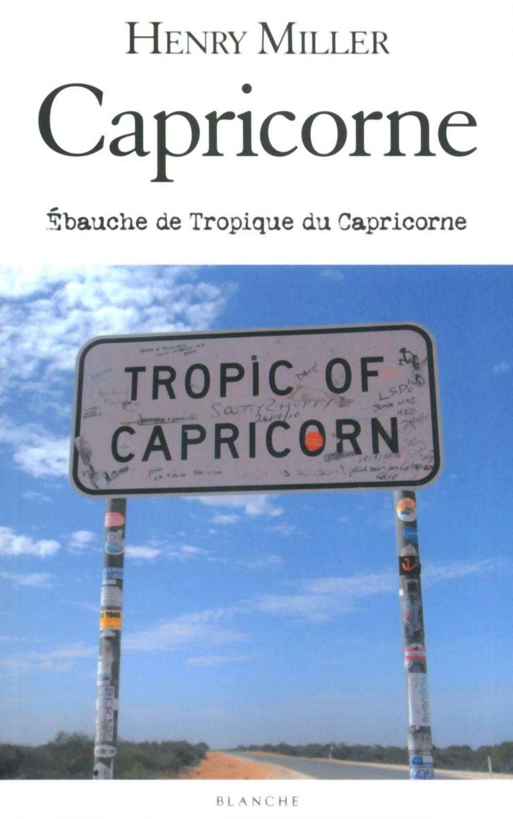 Big bigCover of Capricorne - Ebauche de Tropique du Capricorne