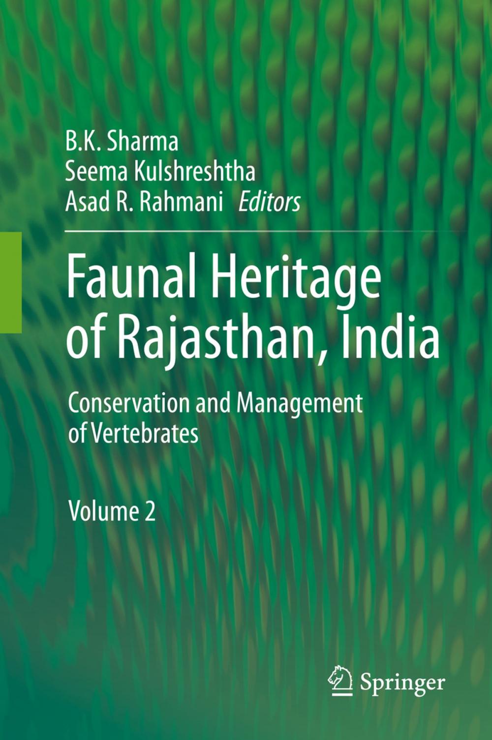 Big bigCover of Faunal Heritage of Rajasthan, India